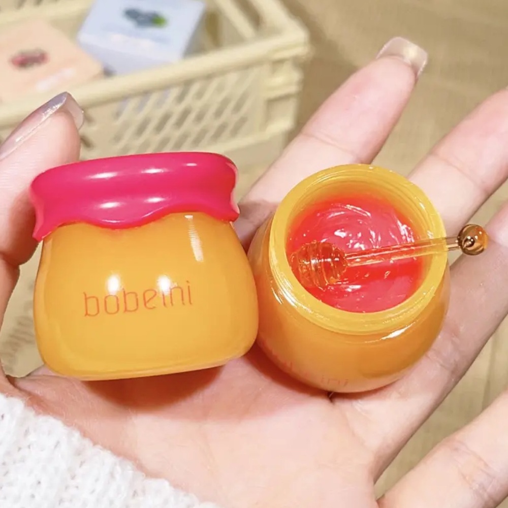 NEW| Velvet Touch Pomegranate Honey Pot Moisturizing Day & Night Care Lip Mask